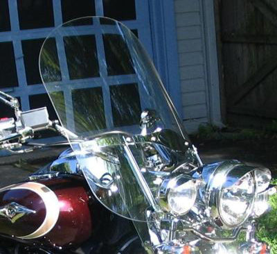 KAWASAKI VULCAN 1600 CLASSIC 2003-UP WINDSHIELD – 7 Jurock