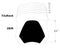 KAWASAKI VERSYS 2006-2009 WINDSHIELD